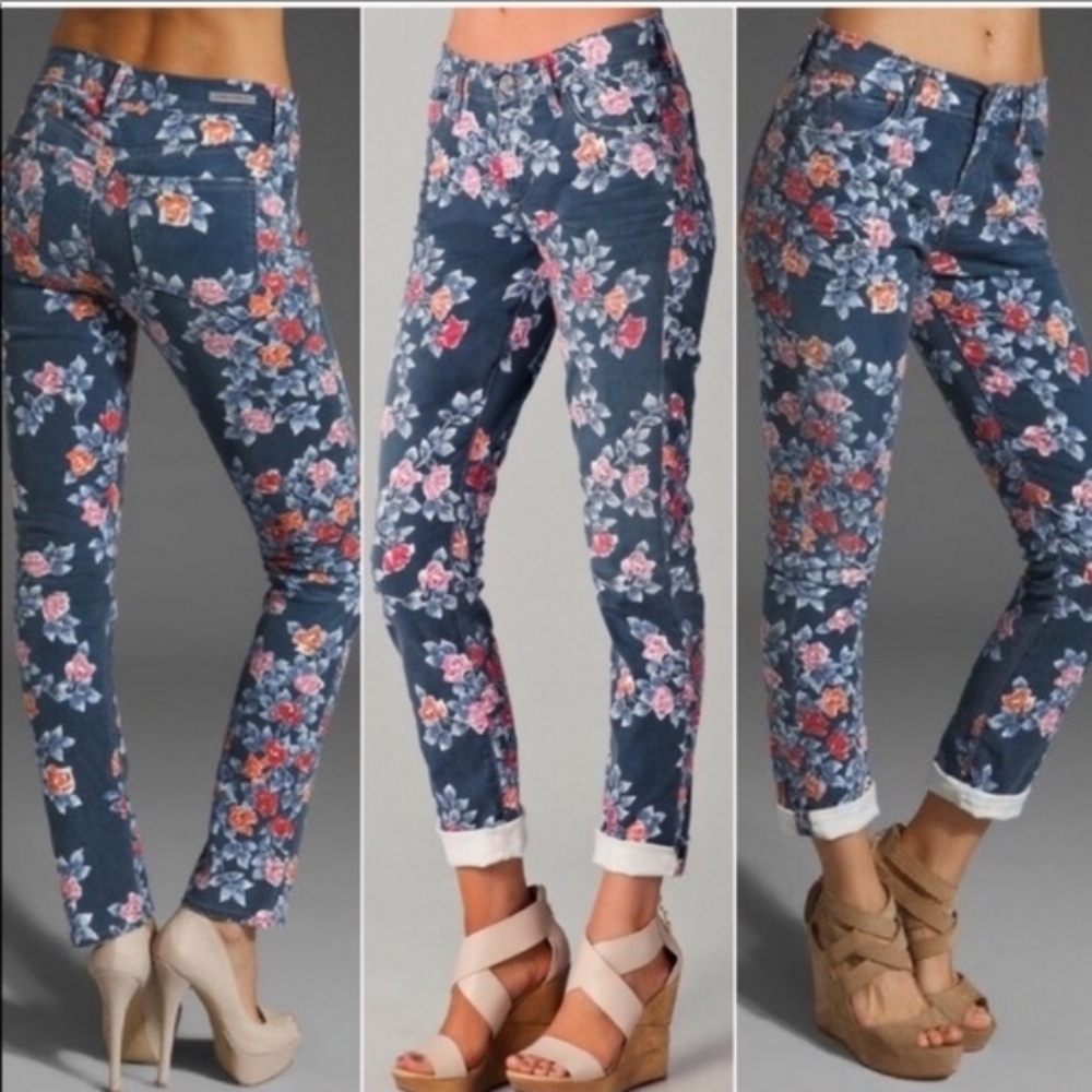 Citizens Of Humanity "Mandy" Floral Jeans
